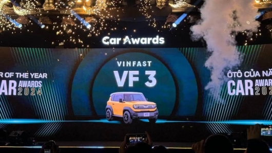 VinFast VF 3 vượt mặt các đối thủ, giành giải "Ô tô của năm 2024”