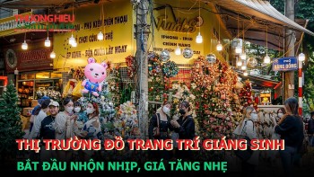 Thị trường đồ trang trí Giáng sinh bắt đầu nhộn nhịp, giá tăng nhẹ