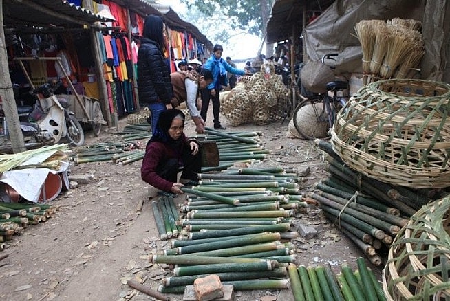 Độc đáo phiên chợ chuẩn "quê" giữa lòng Hà Nội