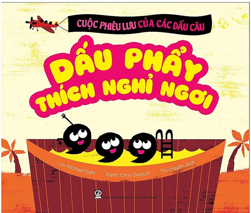 Cuốn Dấu phẩy thích nghỉ ngơi: Cuốn sách là câu chuyện của dấu phẩy với “đội quân” hùng hậu, xuất hiện dày đặc, thường thích đi cùng nhau và thích nghỉ ngơi. Dấu phẩy cho người đọc biết khi nào nên dừng lại nghỉ, ngắt hơi ngắn. Dấu phẩy giúp phân cách các từ, cụm từ, các thành phần câu, các vế câu. Nếu không có dấu phẩy, chúng ta sẽ bị mệt “đứt cả hơi”, phải không nào?  