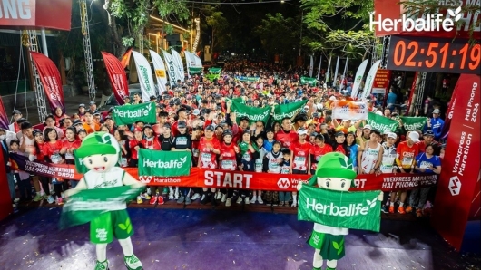 Herbalife Việt Nam hân hạnh đồng hành cùng VnExpress Marathon Hải Phòng 2024