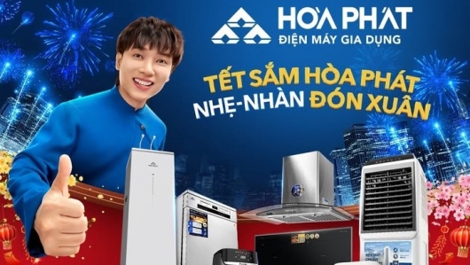 Đón Tết "Nhẹ-Nhàn-Khỏe" với loạt sản phẩm mới từ Điện máy Gia dụng Hòa Phát