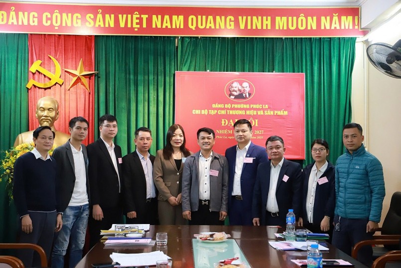 Đại hội Chi bộ Tạp chí Thương hiệu và Sản phẩm nhiệm kỳ 2025-2027