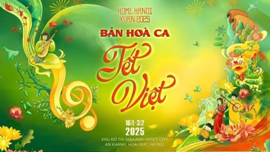 Bản hòa ca Tết Việt trên đường hoa Home Hanoi Xuan 2025