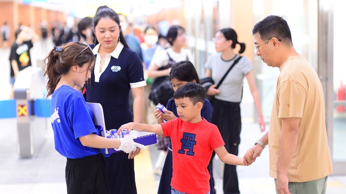 Cùng Vinamilk check-in metro Bến Thành – Suối Tiên