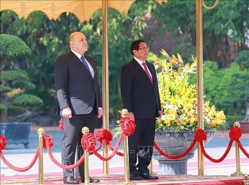 Thủ tướng Phạm Minh Chính chủ trì Lễ đón Thủ tướng Liên bang Nga