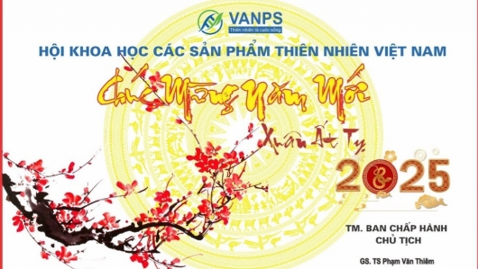 Hội Khoa học các sản phẩm thiên nhiên Việt Nam chúc mừng năm mới 2025 và đón Xuân Ất Tỵ