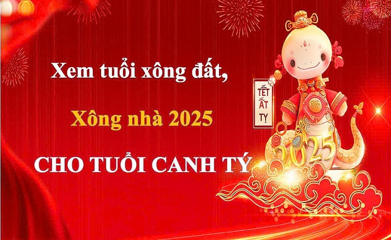 Tuổi xông đất, xông nhà năm 2025 cho gia chủ tuổi Canh Tý