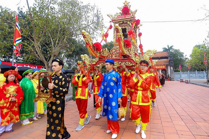 Nghi lễ Khai ấn đền Trần mang ý nghĩa nhân văn, cầu mong cho đất nước thái bình, thịnh vượng.