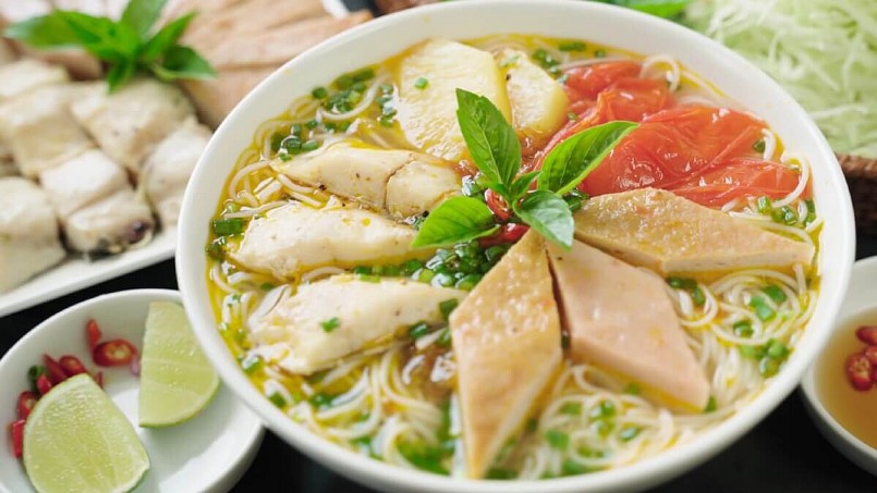 Bún chả cá nổi tiếng của Quy Nhơn.