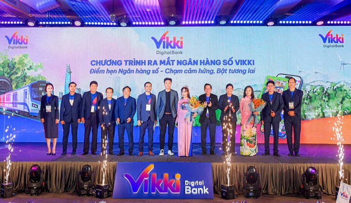 Lễ ra mắt Ngân hàng TNHH một thành viên Số Vikki. (Ảnh: Vikki Bank)