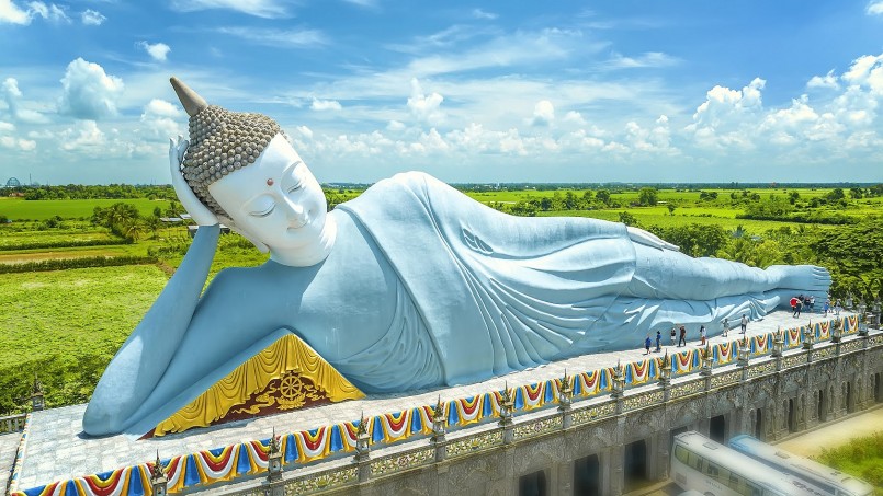 Tượng Phật Thích Ca nằm.
