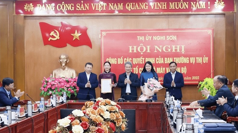 Thanh Hoá: Bà Lê Thị Kim Hằng giữ chức trưởng Ban Tuyên giáo và Dân vận Thị ủy Nghi Sơn