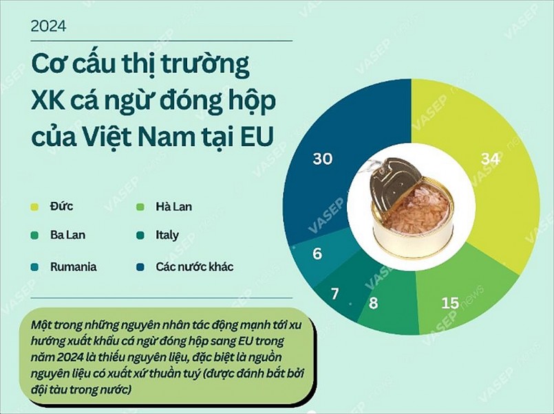 Xuất khẩu cá ngừ đóng hộp sang EU đối mặt với nhiều thách thức