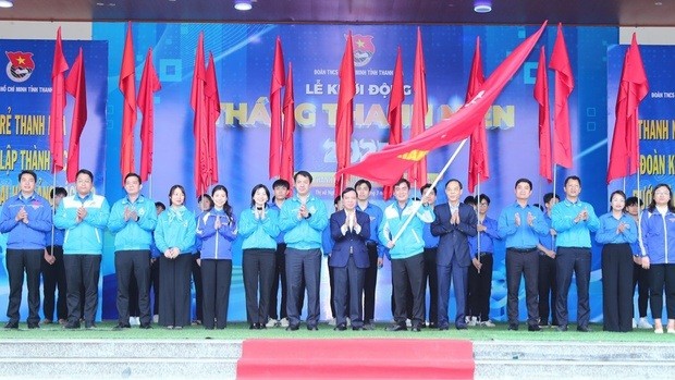 Nghi thức khởi động Tháng thanh niên năm 2025.