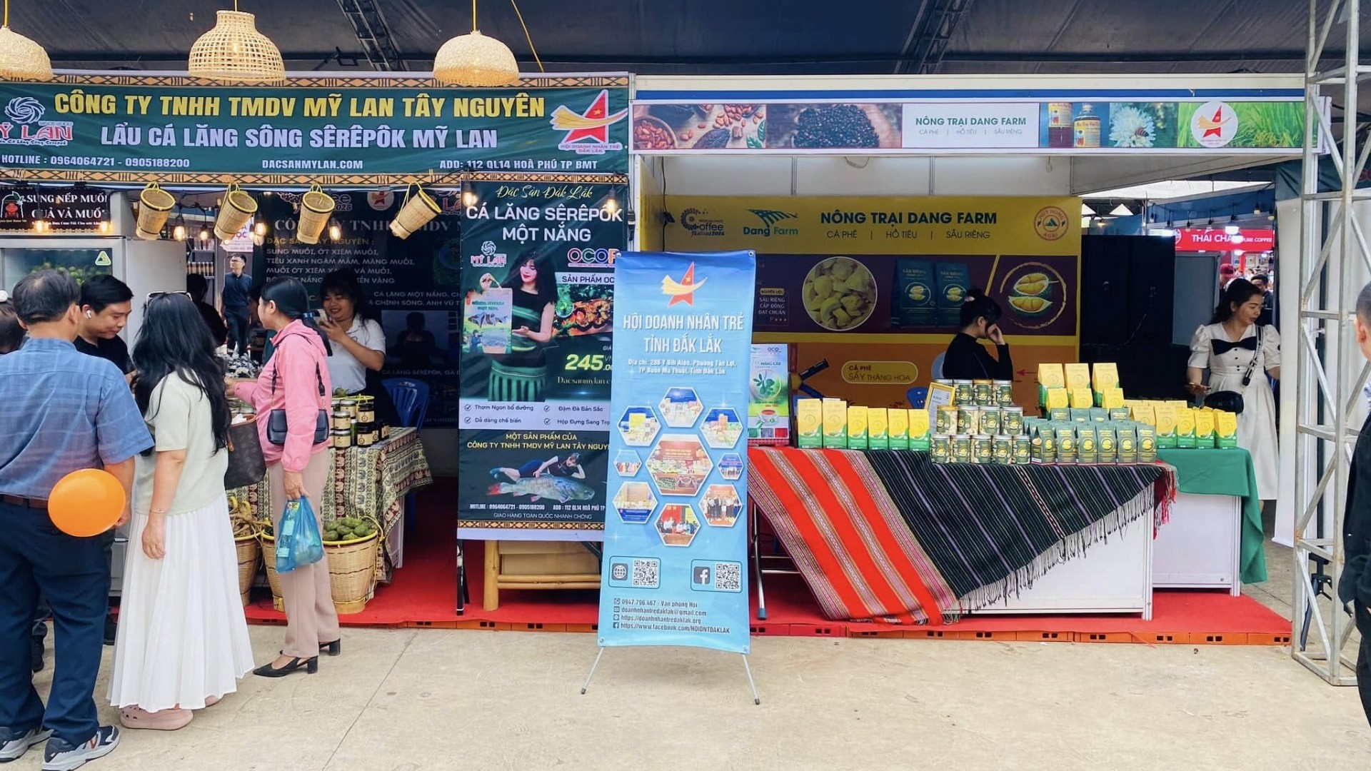 Hơn 400 gian hàng tham gia Hội chợ triển lãm chuyên ngành cà phê và sản phẩm OCOP tại Đắk Lắk
