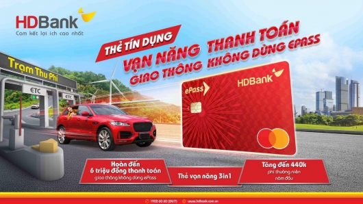 HDBank ePass 3in1 - Thẻ vạn năng cho chủ xe thời đại số