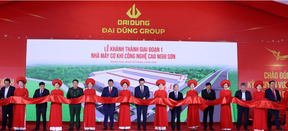 Thanh Hóa: Khánh thành giai đoạn 1 - Nhà máy Cơ khí công nghệ cao Nghi Sơn