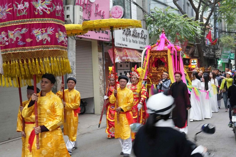 Lễ hội truyền thống phường Định Công: Nơi tôn vinh giá trị văn hóa, khuyến học, khuyến tài