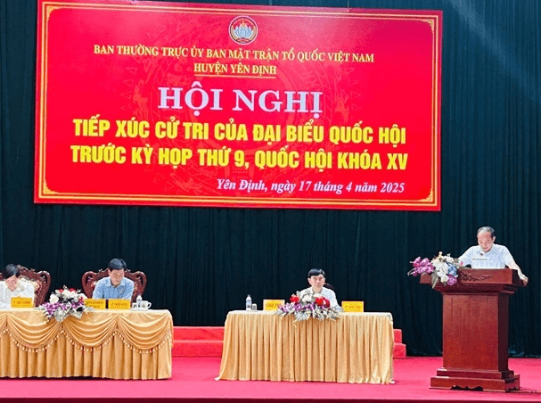 Đại diện cử tri kiến nghị