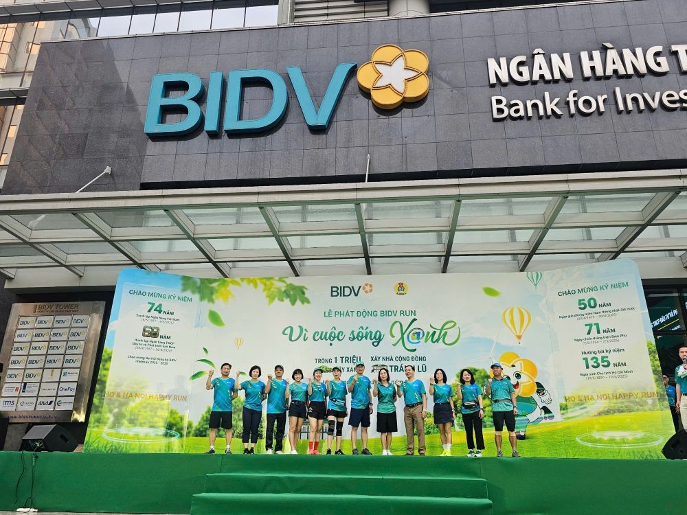 BIDV kickoff giải chạy Vì cuộc sống Xanh,  kiến tạo giá trị nhân văn bền vững