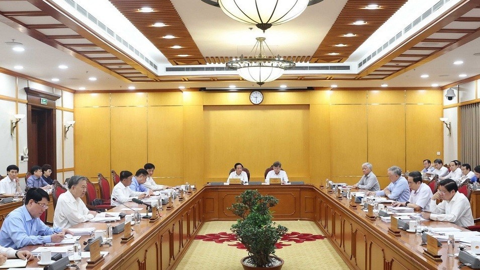 Bộ Chính trị, Ban Bí thư họp triển khai thực hiện sắp xếp tổ chức bộ máy