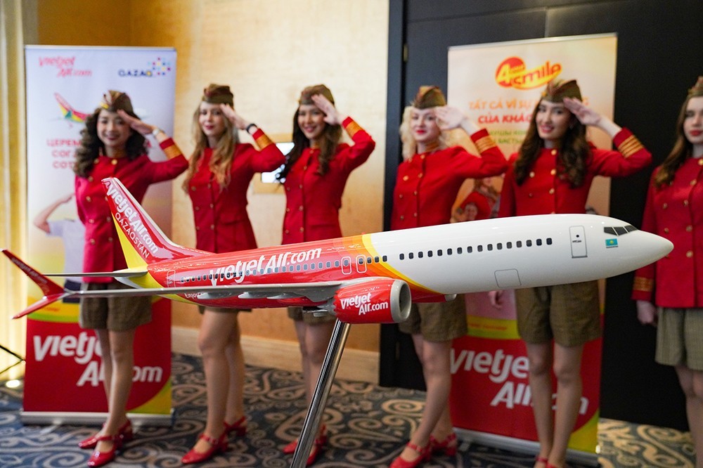 Vietjet và hãng hàng không Kazakhstan hợp tác, ra mắt hãng hàng không mới Vietjet Qazaqstan