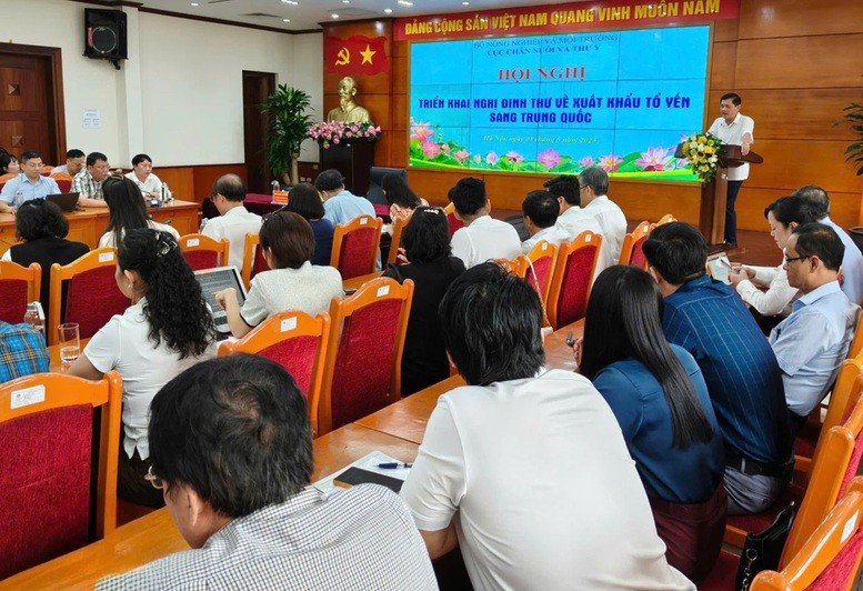 Hội nghị triển khai Nghị định thư về xuất khẩu tổ yến sang Trung Quốc - Ảnh: VGP