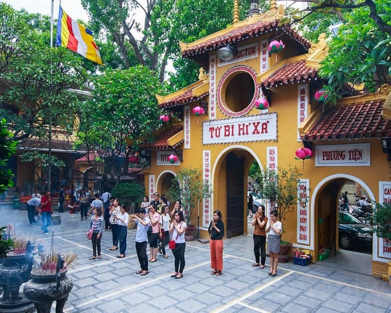 Chùa Quán Sứ 500 năm chuẩn bị đón xá lợi thiêng liêng