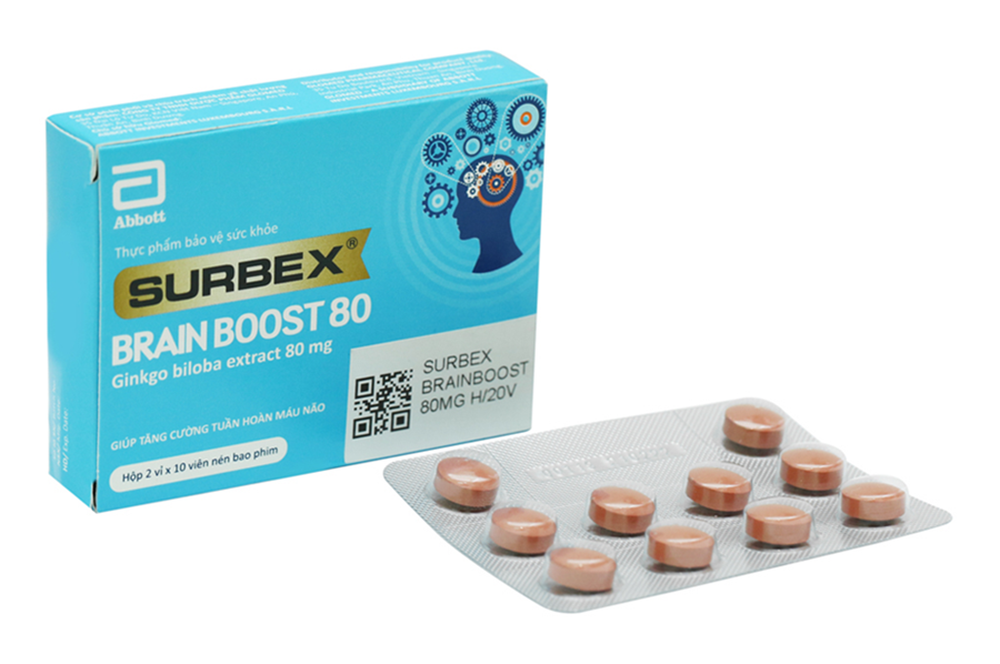 Thực phẩm bảo vệ sức khỏe SURBEX® BRAIN BOOST 80 thuộc danh mục các sản phẩm bị thu hồi hiệu lực công bố
