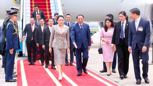 Thủ tướng Thái Lan Paetongtarn Shinawatra bắt đầu chuyến thăm chính thức Việt Nam
