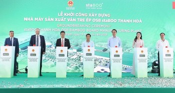 Khởi công Nhà máy sản xuất ván tre ép OSB lớn nhất thế giới tại Thanh Hóa