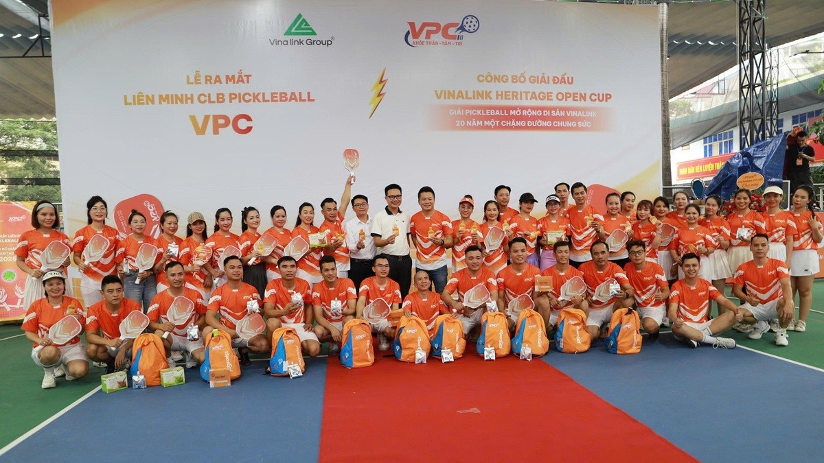 Ra mắt Liên minh CLB Pickleball VPC và giải đấu Vinalink Heritage Open Cup 2025