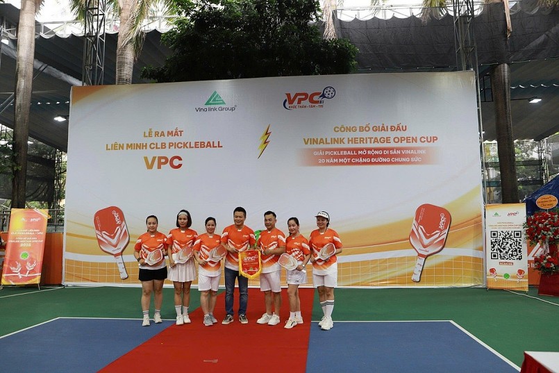 Ra mắt Liên minh CLB Pickleball VPC và giải đấu Vinalink Heritage Open Cup 2025