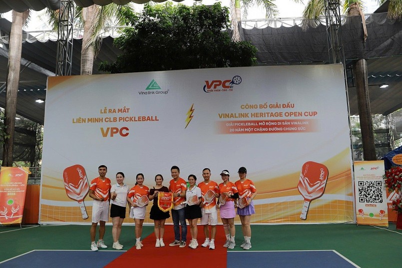 Ra mắt Liên minh CLB Pickleball VPC và giải đấu Vinalink Heritage Open Cup 2025