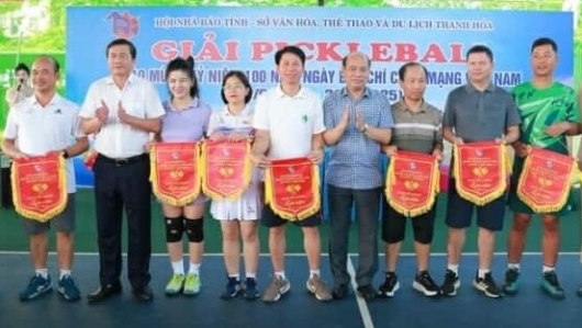 Sôi động ngày hội Pickleball “Người làm báo Thanh Hóa” lần đầu tiên
