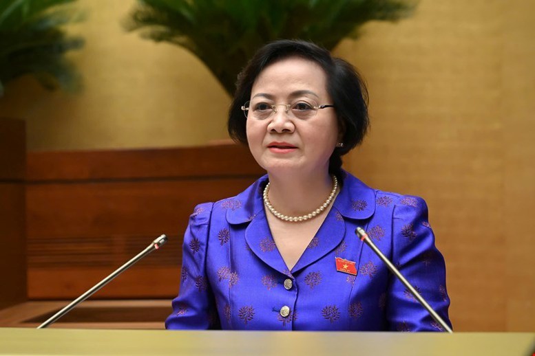 Bộ trưởng Bộ Nội vụ Phạm Thị Thanh Trà.