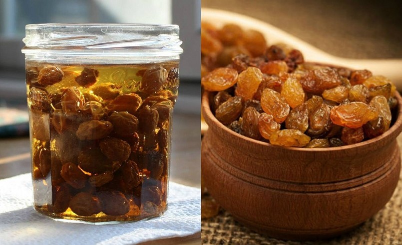 Nho khô sau khi ngâm trở nên mềm, mọng nước, dễ tiêu hóa hơn.
