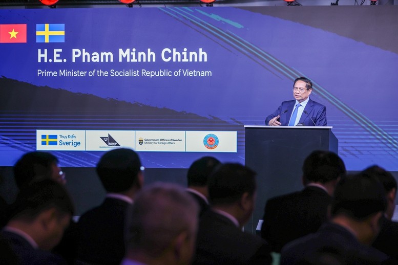 Thủ tướng kỳ vọng làn sóng đầu tư mới từ Thụy Điển vào Việt Nam - Ảnh: VGP