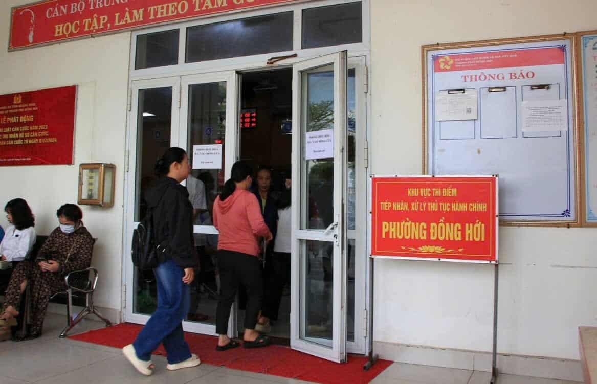 Quảng Bình vận hành thử nghiệm chính quyền cấp xã phường mới