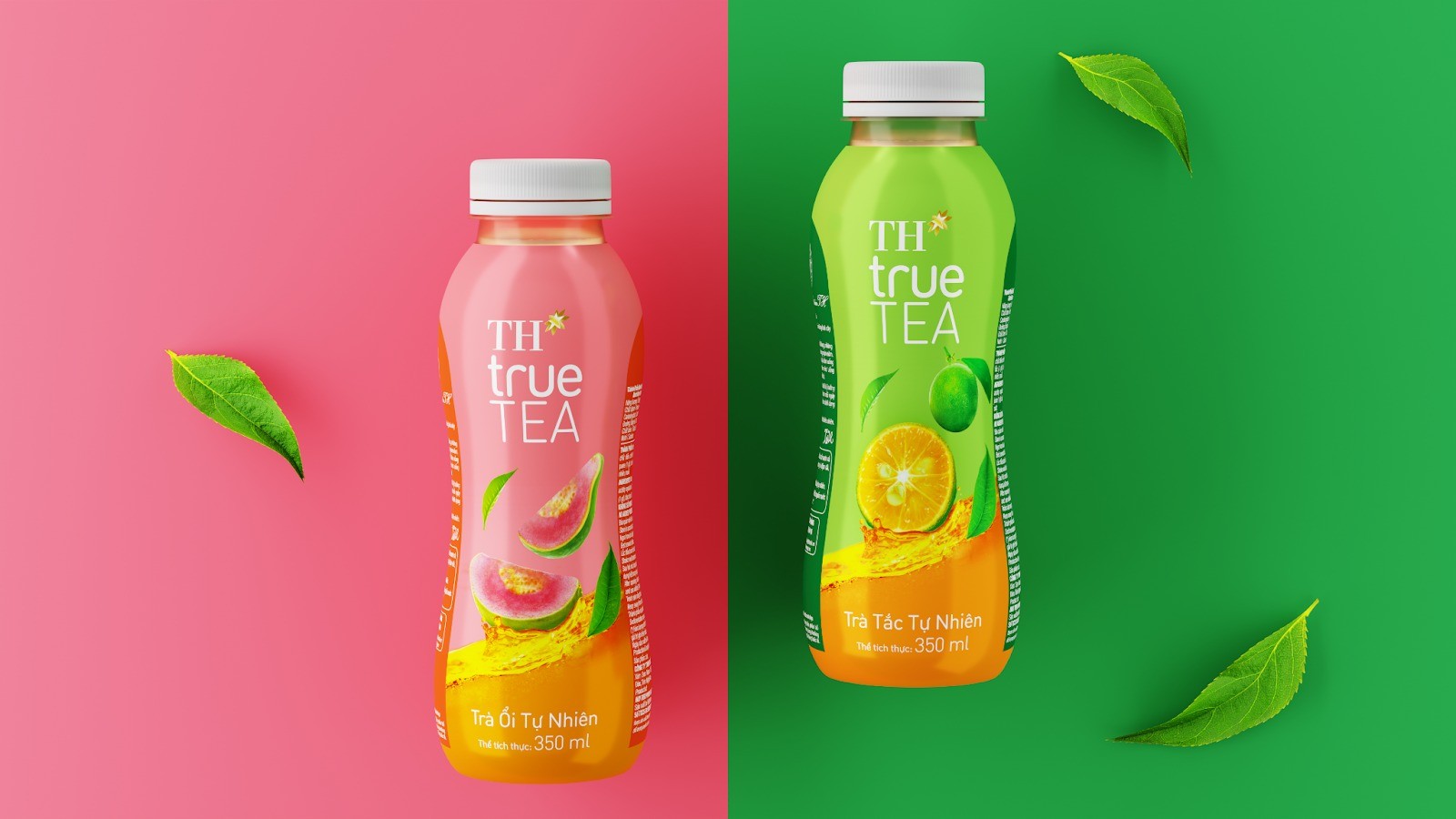 Tập đoàn TH tung bộ đôi trà trái cây tự nhiên TH true TEA mới: Trà Ổi và Trà Tắc