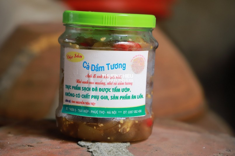 Hồn quê xứ Đoài trong vị cà dầm tương mặn ngọt Hồn quê xứ Đoài trong vị cà dầm tương mặn ngọt