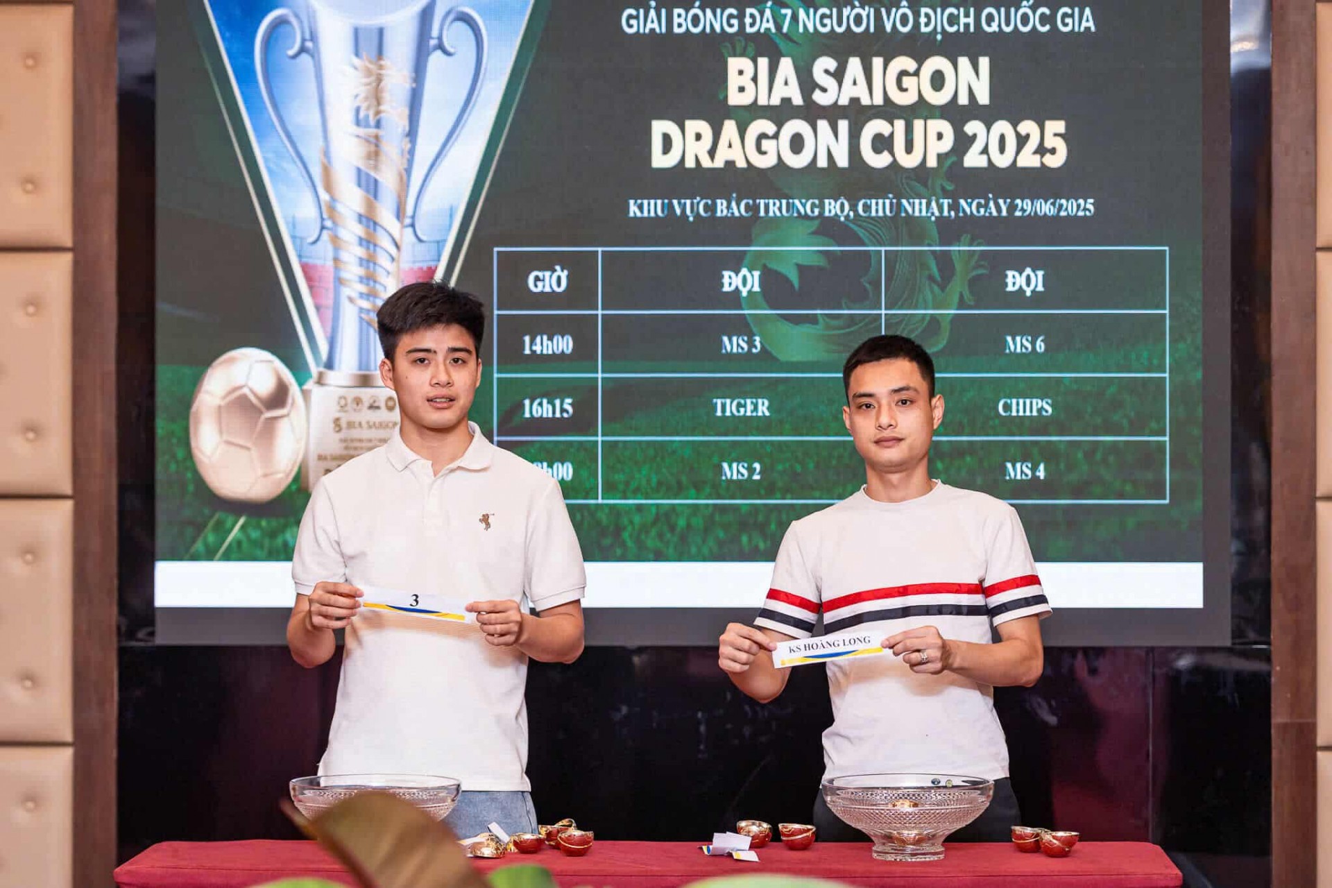 Giải bóng đá 7 người Bia Saigon Dragon Cup 2025 lần đầu tiên khởi tranh tại Thanh Hóa