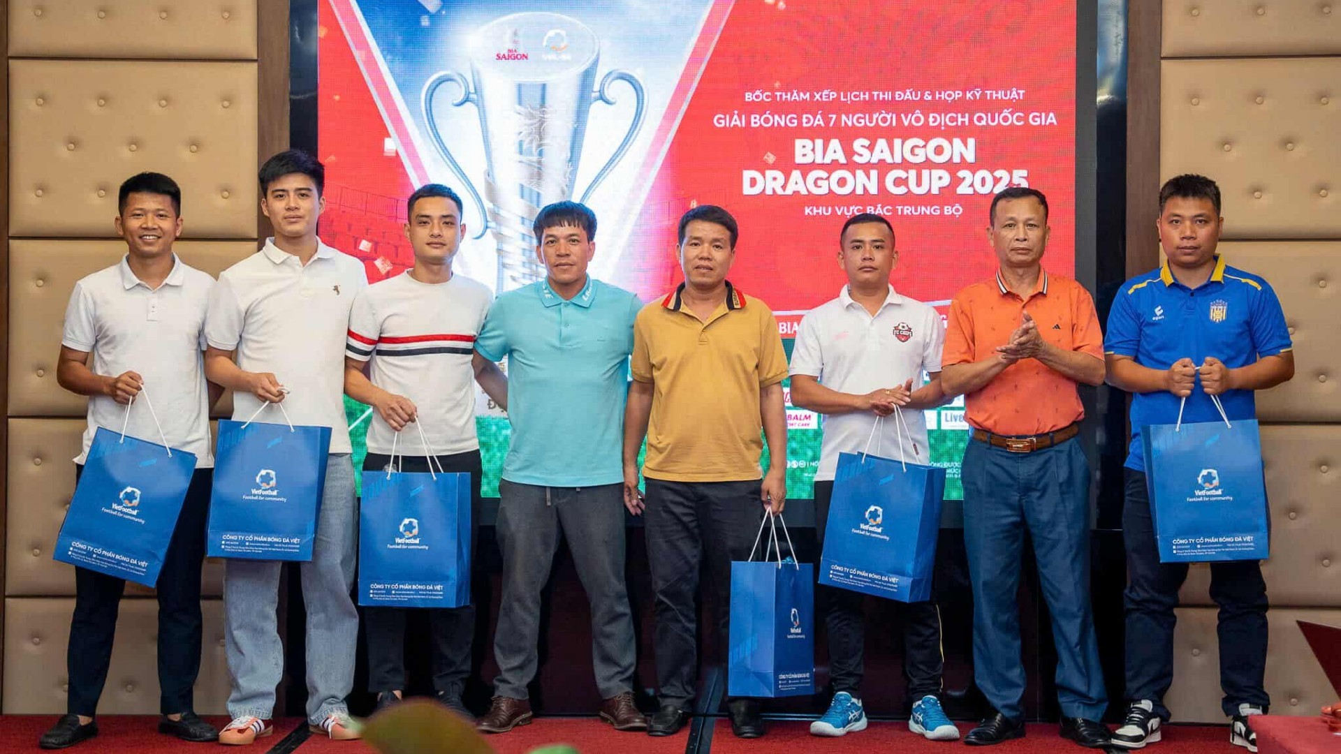 Giải bóng đá 7 người Bia Saigon Dragon Cup 2025 lần đầu tiên khởi tranh tại Thanh Hóa