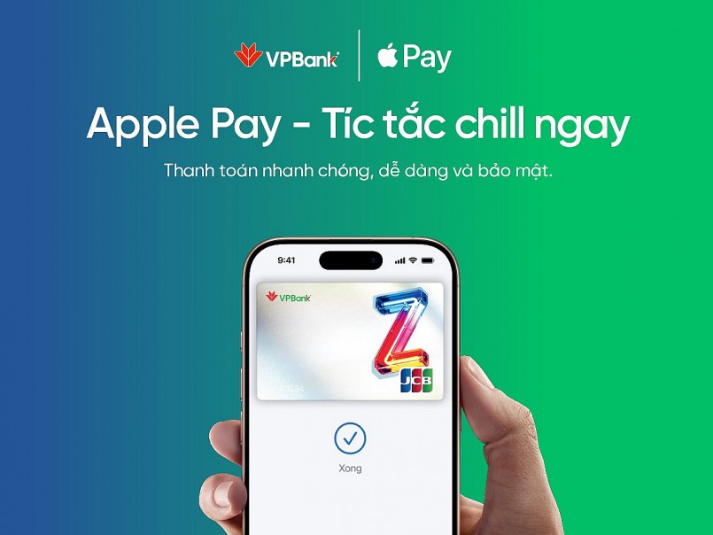 VPBank triển khai Apple Pay cho chủ thẻ VPBank JCB