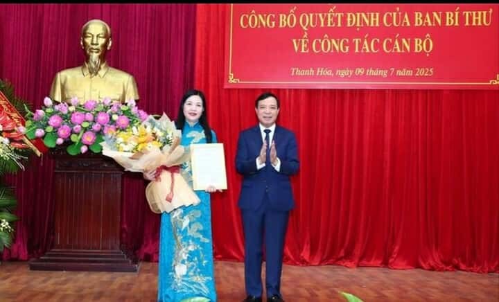 Đồng chí Phạm Thị Thanh Thủy giữ chức Chủ nhiệm Ủy ban Kiểm tra Tỉnh ủy Thanh Hóa