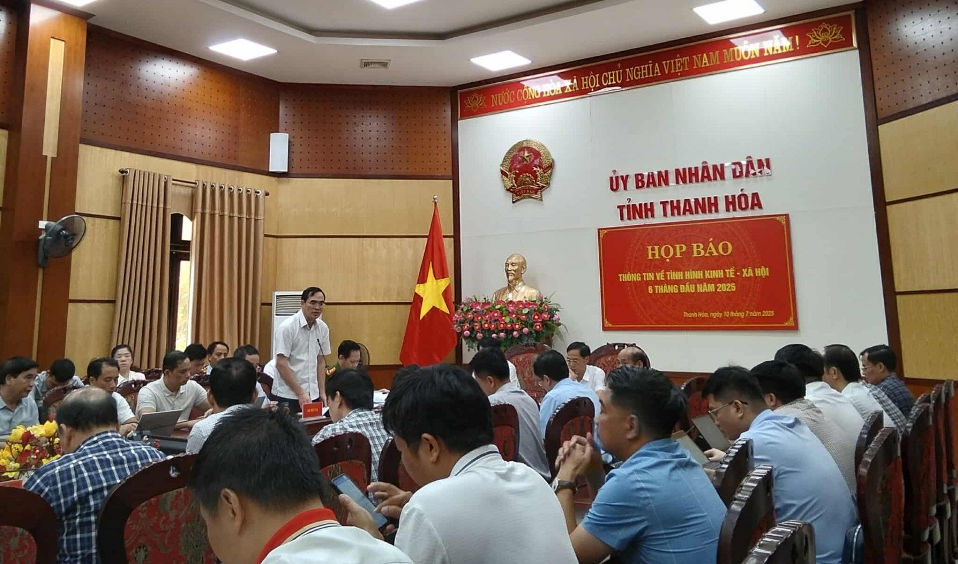Thanh Hóa: Họp báo thông tin tình hình kinh tế – xã hội 6 tháng đầu năm 2025