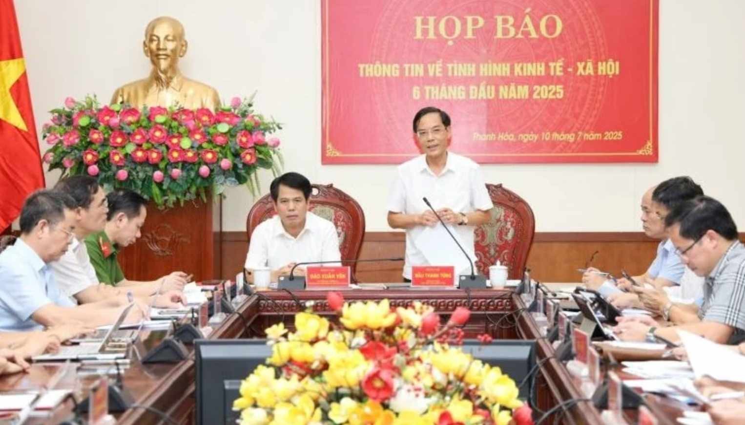 Thanh Hóa: Họp báo thông tin tình hình kinh tế – xã hội 6 tháng đầu năm 2025
