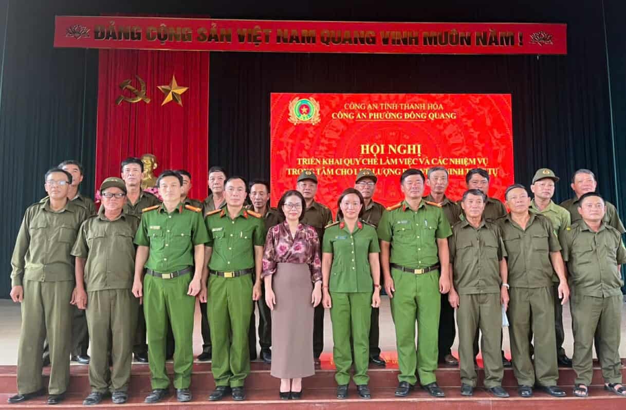 Thanh Hóa: Công an phường Đông Quang kiến tạo “thương hiệu an ninh cơ sở kiểu mẫu” từ nền tảng tổ chức mới