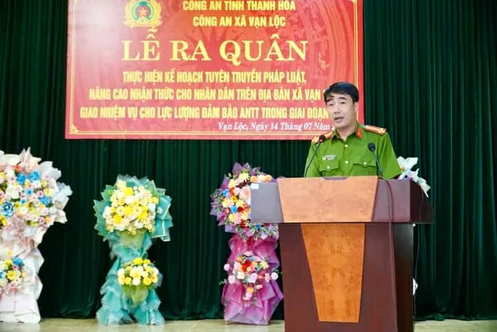 Thanh Hóa: Công an xã Vạn Lộc ra quân tuyên truyền pháp luật, lan tỏa ý thức chấp hành và củng cố “thế trận lòng dân”